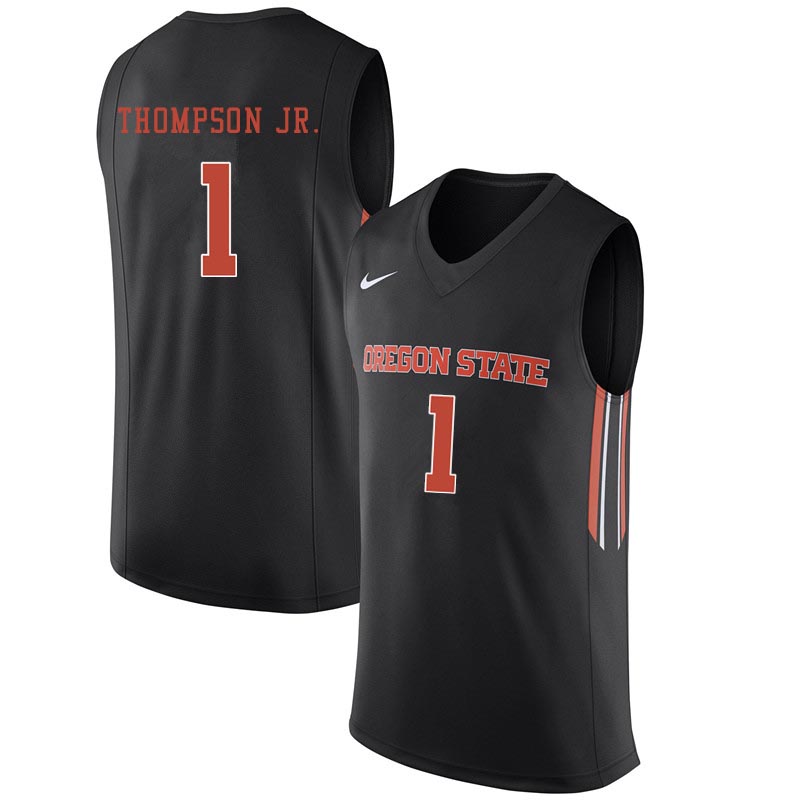 Youth Oregon State Beavers #1 Stephen Thompson Jr. College Basketball Jerseys Sale-Black - Click Image to Close